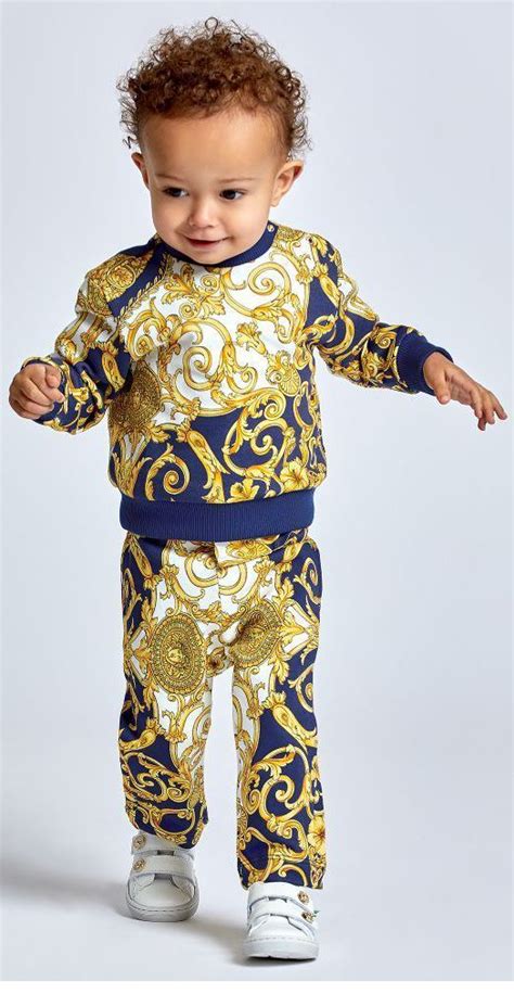 infant versace|Versace baby clothing.